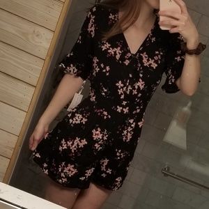 HOST PICK Black Floral Romper